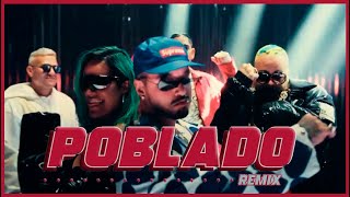 POBLADO REMIX  Crissin Ft J Balvin Nicky Jam Karol G Extended DJ GATO MV REGGAETON 2021 [upl. by Malcom906]