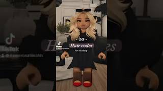 10 hair codes bloxburg [upl. by Amato]