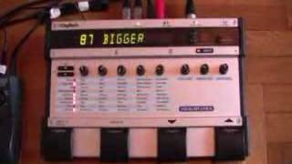 Digitech Vocalist Live 4 Demonstration of Settings  Part 1 [upl. by Fayth]