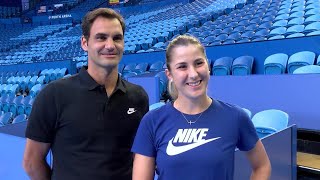 Team Switzerland How well do you know each other  Mastercard Hopman Cup 2018 [upl. by Vipul]