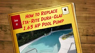 How to Replace a Century 165 HP Pool Pump with Aqua Shield ASQ165 Pool Pump [upl. by Ardnuahc575]