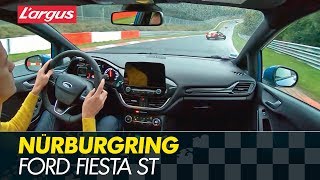 Best of Nürburgring  Ford Fiesta ST 2019 on wet track ESP off Performance package [upl. by Ricketts616]