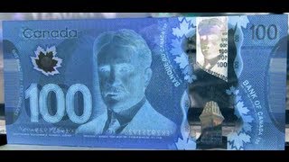 100 Dollar Bill And Its Plastic Video HD [upl. by Sabba]