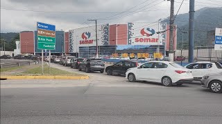 Chegou o dia triste trânsito  povo indo embora subindo a serra  Osvaldo Cruz [upl. by Glantz]