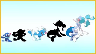 What if Pokemon had more Evolution Stages Popplio  Brionne  Primarina [upl. by Devi807]