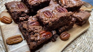 🍫 BROWNIES CHOCOLAT AUX NOIX DE PECAN 🍫 [upl. by Stoffel]