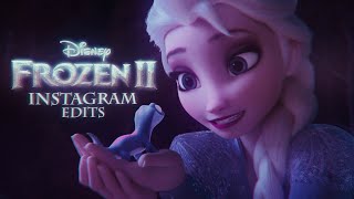 MY FAVOURITE FROZEN EDITS IN INSTAGRAM [upl. by Noirret759]