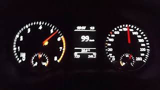 VW Jetta 14 TSi 2014 acceleration 0200 kmh [upl. by Sparks]