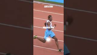 NOAH LYLES BEATS USAIN BOLT tracknfield olympicevents sports trackandfieldevents olympicsport [upl. by Karrah837]