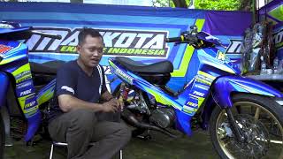 BEDAH SPESIFIKASI UNDERBONE 115 F1ZR MAHKOTA KEDIRI [upl. by Ellerrehs]