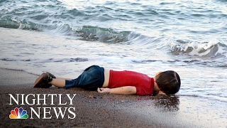 Stirring Images of Syrian Boy’s Body Now Symbol of Europe’s Crisis  NBC Nightly News [upl. by Eidnew]