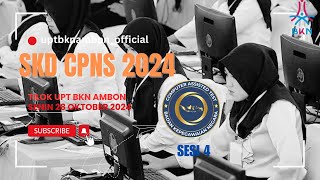 LIVE SCORING SELEKSI KOMPETENSI DASAR SKD CPNS TAHUN 2024 SENIN 28 OKTOBER 2024 SESI 4 [upl. by Ebocaj]