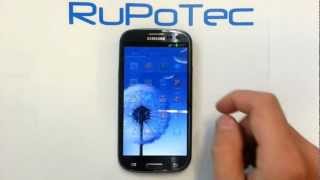 Sichere Displaysperre mit PIN beim Samsung Galaxy S3 Android [upl. by Inva]