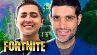 Assistindo o Alanzoka jogar Fortnite pela primeira vez é SURREAL [upl. by Komarek]