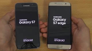 Samsung Galaxy S7 vs S7 Edge  Speed Test 4K [upl. by Gilberto]