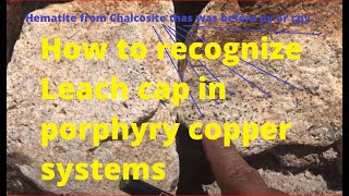 How to recognize Leach cap in porphyry copper systems [upl. by Harve]