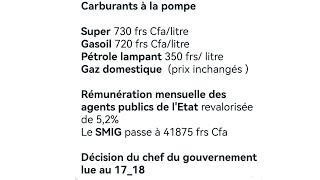 AUGMENTATION DES SALAIRES LES FONCTIONNAIRES SONT RAVIS [upl. by Hamachi]