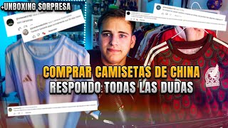 COMO COMPRAR CAMISETAS EN CHINA I PREGUNTAS Y RESPUESTAS I UNBOXING [upl. by Enelyar]