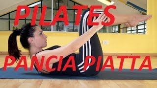 PILATES pancia PIATTA e ADDOMINALI super in 8 minuti [upl. by Attemaj665]