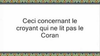 Les Bienfaits De La Lecture Du Coran ArabicFrench [upl. by Mohl]