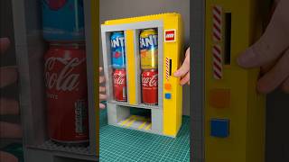 Giant Working Lego Soda Vending Machine lego [upl. by Enialed564]