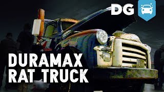 600hp Duramax in a 54 GMC 9100 Rat Truck [upl. by Atinauj]