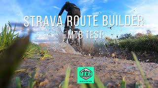 Strava route builder Mountainbike test [upl. by Noed12]