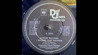 Alyson Williams  I Second That Emotion J amp M Remix 1989 [upl. by Darn]