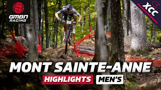 Mont SainteAnne Elite Men Short Track Finals  XCC Cross Country Highlights [upl. by Nitniuq634]