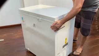 Freezer Horizontal Eletrolux HE200 199L UNBOXING [upl. by Eicirtap162]