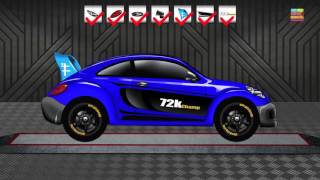 Sports Car  Cars  Cartoon Cars  Cars Race  Kids Sports Car [upl. by Ainerbas]