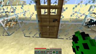 Minecraft  Zombies can break doors 12w06a12w07a12w07b12w08a 12 [upl. by Nerhtak716]