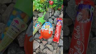 Rol a cola candy with amrella Jems popsicl shorts kinderjoy gems [upl. by Burtie400]