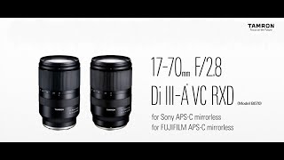 TAMRON 1770mm F28 Di IIIA VC RXD Model B070產品介紹 [upl. by Nnazil]