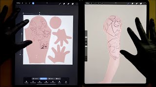 Tattoo Placement and Planning Using 3D Models in Procreate [upl. by Flodnar]