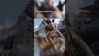 KRATOS VS DREKI BOSS FIGHT 🔥🥶godofwar shorts shortsfeed shortsvideo bossfight [upl. by Eilime]