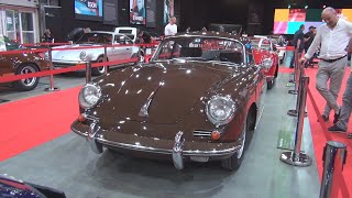 Porsche 356 SC Coupe Car 1965 Exterior Walkaround [upl. by Darsey457]