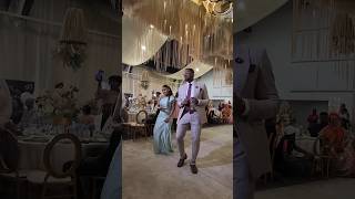 Wedding reception dance performance by bridesmaid and groomsman christianwedding weddingreception [upl. by Demah636]