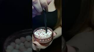 ASMR Makeup Pearls asmrmakeup asmr tingles relax satisfying fyp [upl. by Lola]