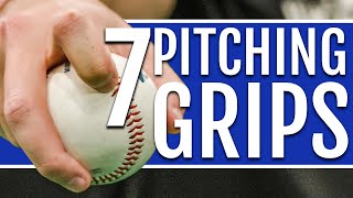 7 Baseball Pitching Grips Cheat Sheet Included [upl. by Valry70]