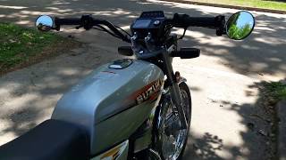 Suzuki AX100 espejos de manillar externos  external mirrors  Showcase D [upl. by Noslrac]