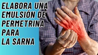 Elaboración de una emulsión de permetrina al 5  para la sarna [upl. by Liauqram305]