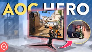 PRA JOGAR 🎮  testei o MELHOR MONITOR GAMER 144hz CUSTO BENEFÍCIO  AOC 24G2 [upl. by Naimad]