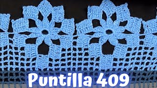 Puntilla 409 Puntilla Para Mantel Puntillas Maribel [upl. by Atikal300]