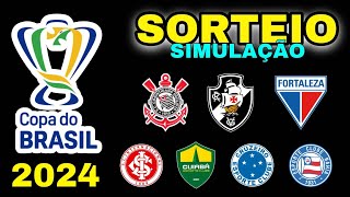 Sorteio da Copa do Brasil 2024 PALPITES [upl. by Kciredec796]