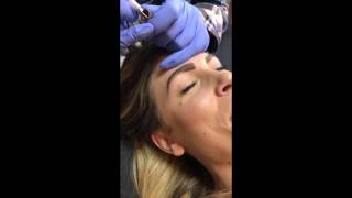 Eyebrow Microblading Live Video Process Start to Finish [upl. by Imekawulo]