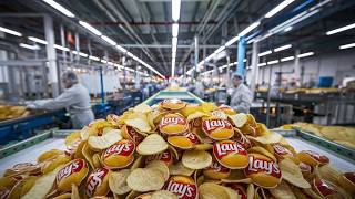 How Millions of Lays Chips are Made In Factory  Inside Food Factory [upl. by Gabriela]