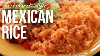 Restaurant Style Mexican Rice [upl. by Varhol]