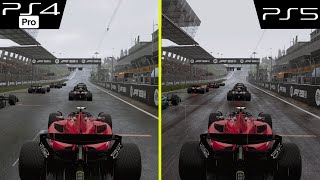 F1 23 PS4 Pro vs PS5 Graphics Comparison EApartner [upl. by Alleon]