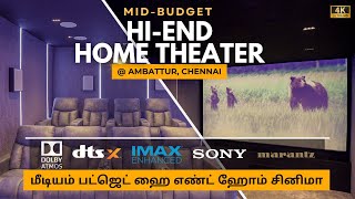 BUDGET HI END HOME THEATER AT CHENNAI AMBATTUR  THE CORE AUDIOS [upl. by Ynamad892]